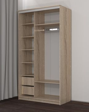 Шкаф-купе СЕНТ-1 с зеркалом левый