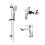 Набор смесителей Aquatek ЛИРА Set 3 в 1 (AQ1410CR+AQ1460CR+AQ2018CR) хром
