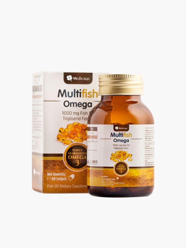 Medicago Multifish Омега Рыбий жир 1000 мг, 30 капсул