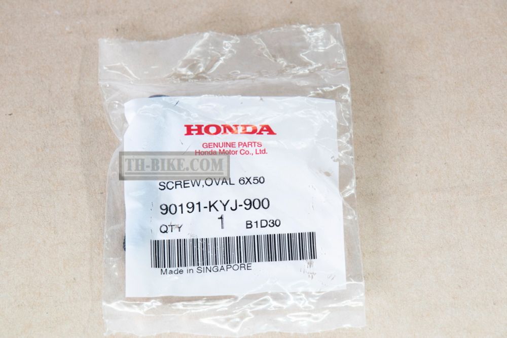 90191-KYJ-900. SCREW, OVAL, 6X50