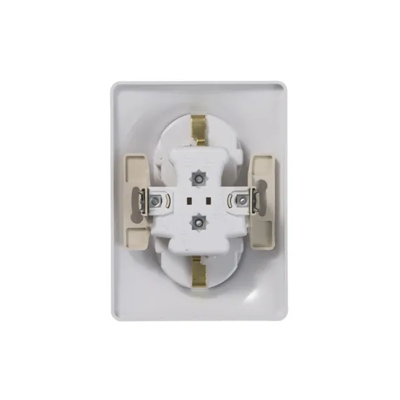 Розетка 2-м СП Glossa 16А IP20 с заземл. в сборе бел. SE GSL000124