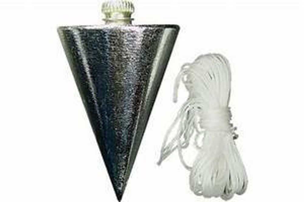 Отвес конусный, 100 г, шнур 5 м// Matrix 84831