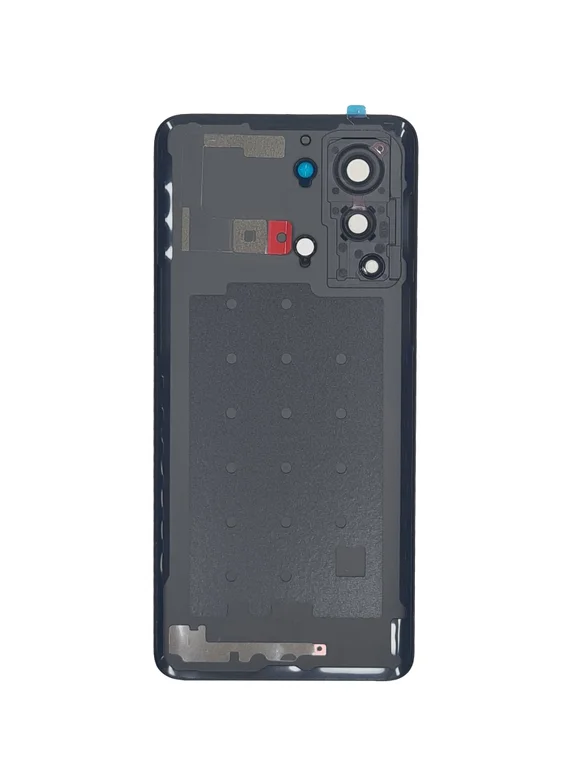 Задняя крышка для OnePlus Nord 2T черная (Gray Shadow) со стеклом камеры
