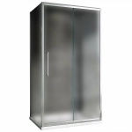 Душевой уголок ABBER Schwarzer Diamant AG30160MH-S80M-S80M 160x80 стекло матовое/профиль хром