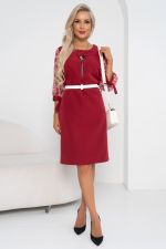 Платье Мия (марсала) Р11-1184 Nikol (Акция)