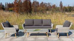 "Прованс" столик журнальный из ротанга, цвет бежевый