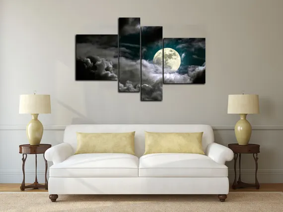 Модульная картина "Полнолуние"