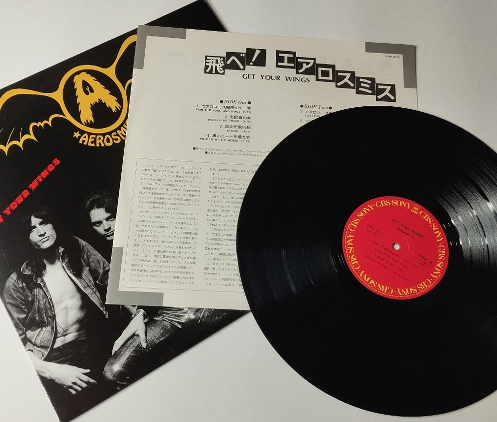 Винтажная виниловая пластинка LP Aerosmith Get Your Wings (Japan 1986) (No Obi) Seasons Of Wither