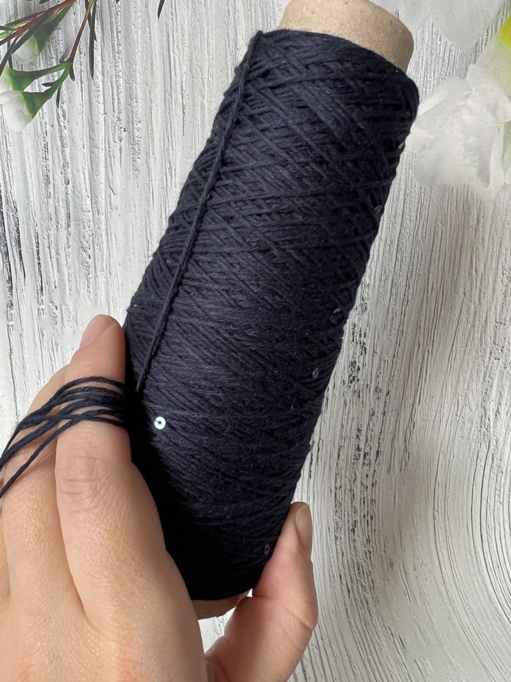 Пряжа Zegna Baruffa с пайетками