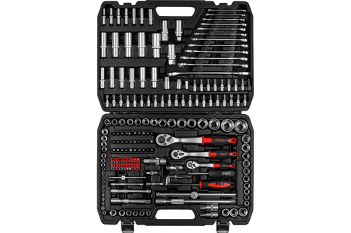 Набор головок и ключей 216пр. 1/4'' , 3/8'' , 1/2'' PRO STARTUL STUTTGART (PRO-216S)
