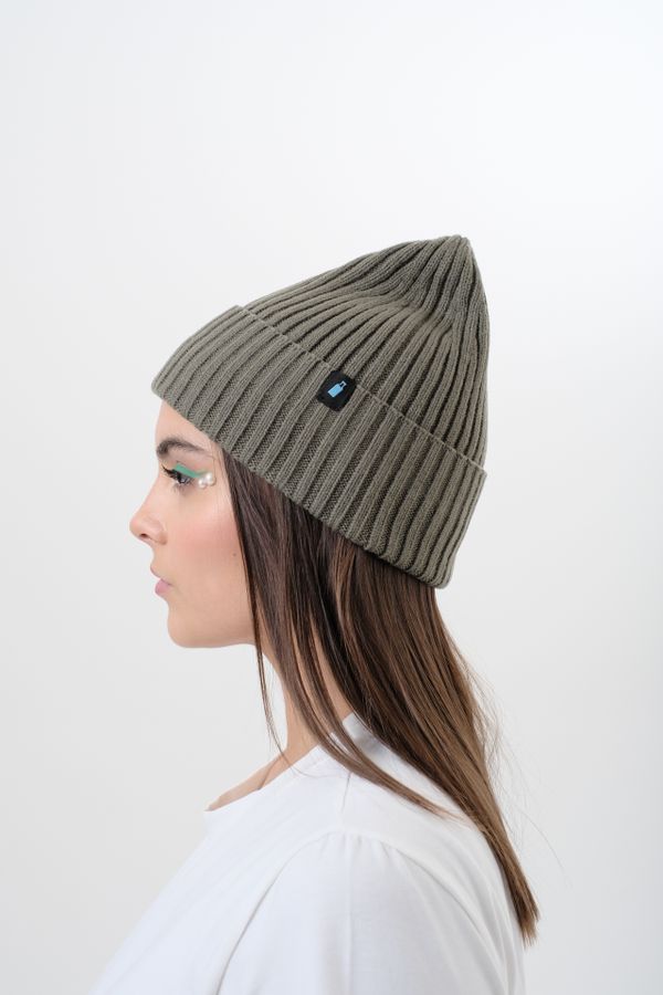 Шапка Ordinary Beanie Оливковая - фото 4