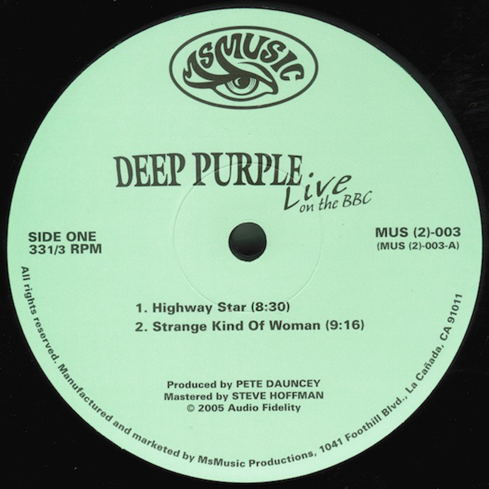 Deep Purple / Live On The BBC (2LP)