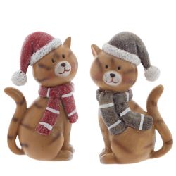 GAEM Фигурка декоративная "Кошка", L5 W4 H9 см, 2в.