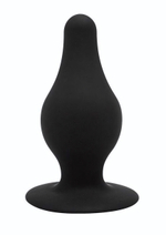 Черная анальная втулка SILEXD Plug Model 2 XS - 6,4 см. (Цвет: черный)