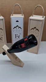 Подставка для бутылки деревянная, без покраски