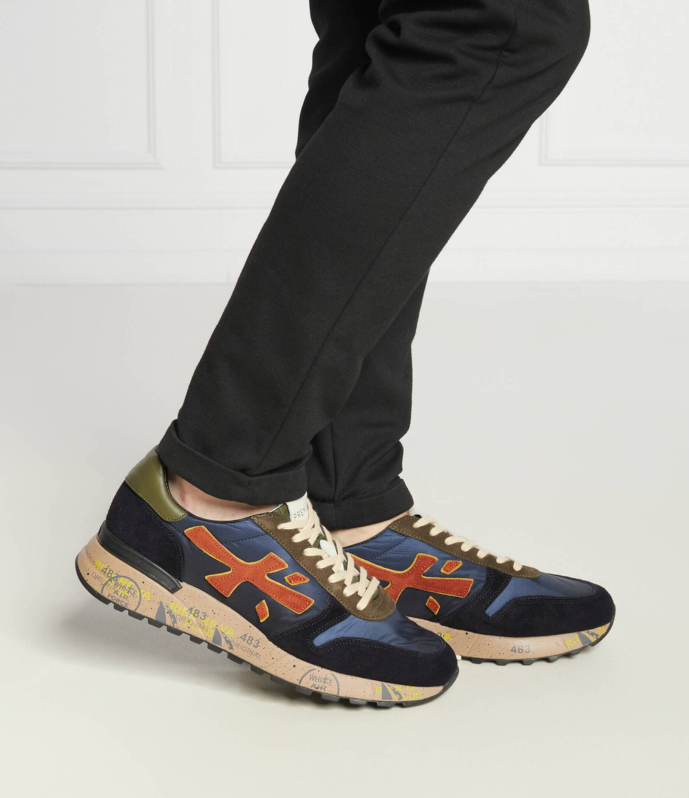 Кожаные кроссовки mick Premiata - темно-синий(MICK)