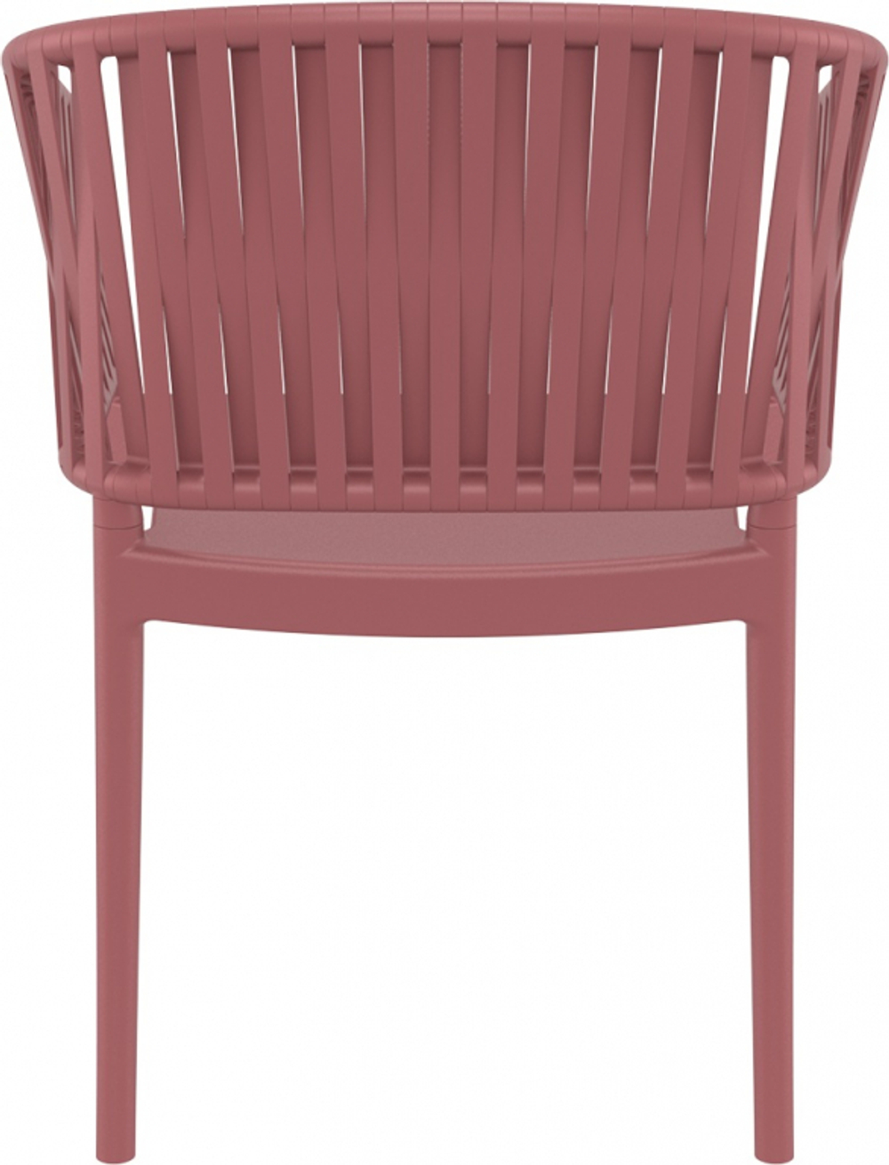 Кресло пластиковое Siesta Contract Portofino, марсала