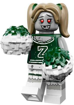 Минифигурка LEGO col14-8 Зомби-болельщица