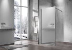 Душевая перегородка Волк-Ин (Walk-In) VSW-1H900MRGM, 900*2000, вороненая сталь, стекло зеркальное