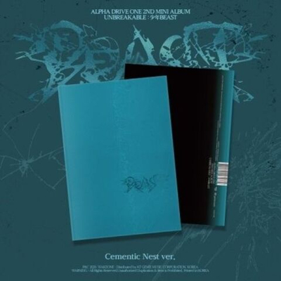 (ПРЕДЗАКАЗ) Альбом ALPHA DRIVE ONE - UNBREAKABLE : BEAST 2nd Mini Album CEMENTIC NEST Version