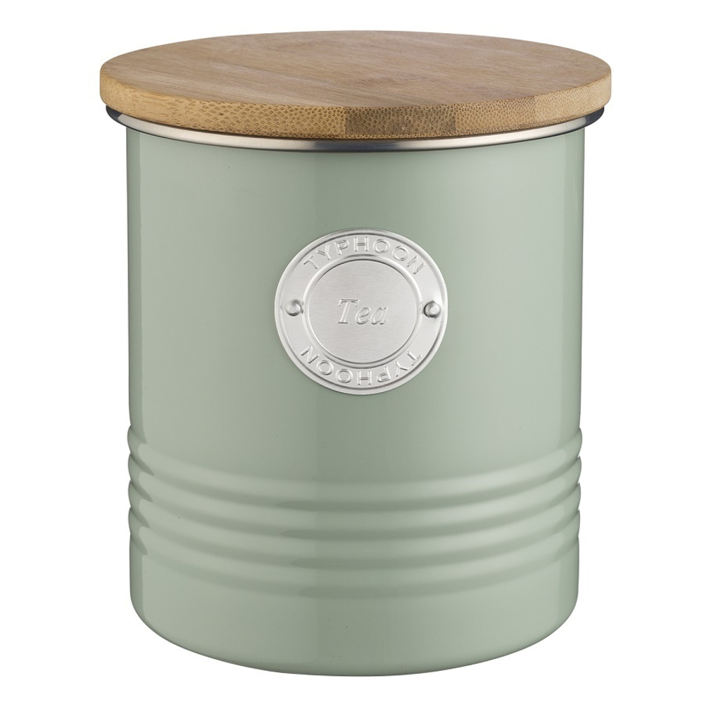 Емкость для хранения чая 1л Living зеленая TYPHOON