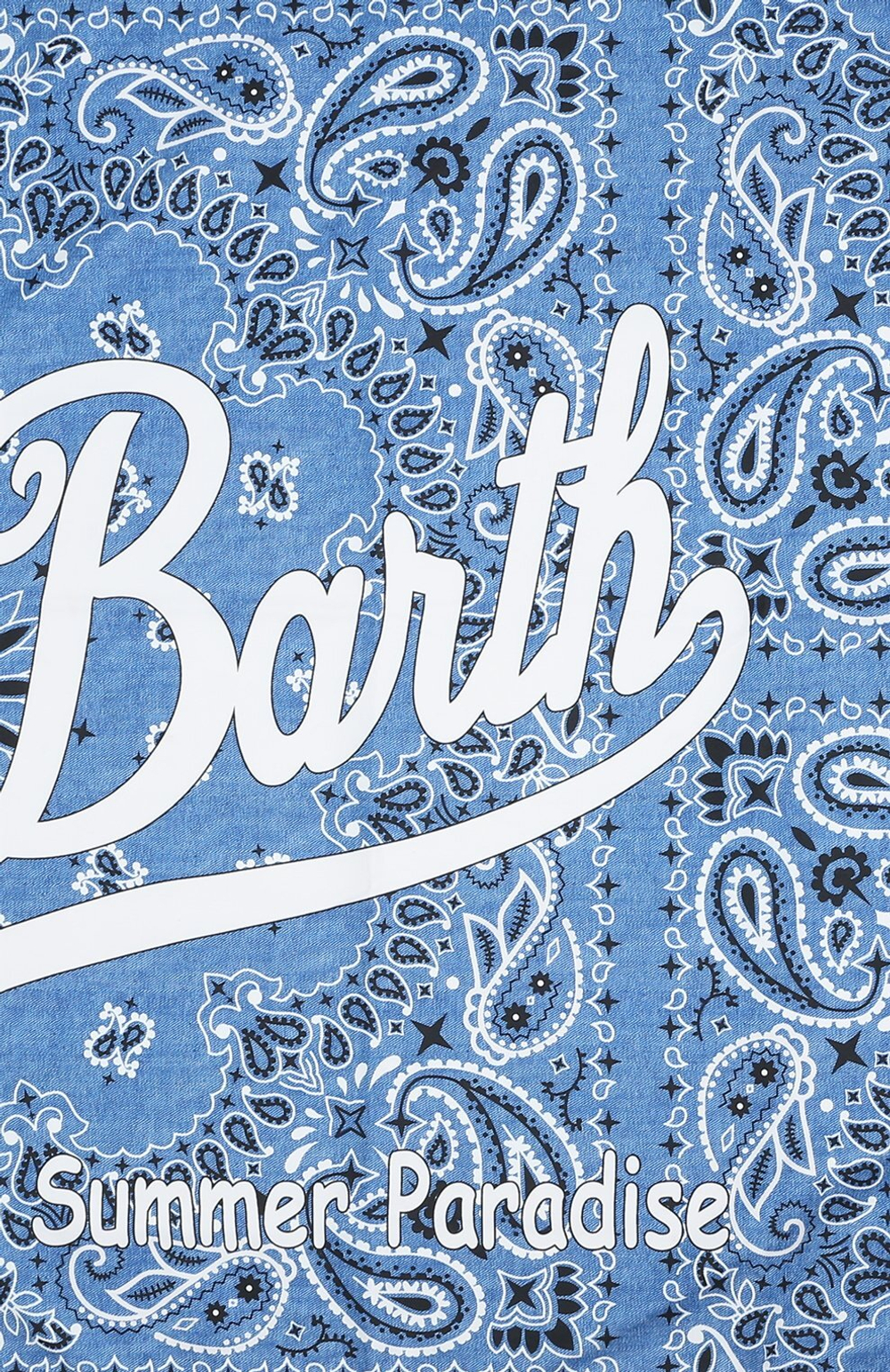 Коврик Saint Barth AIDAN BANDANA ROUND джинс