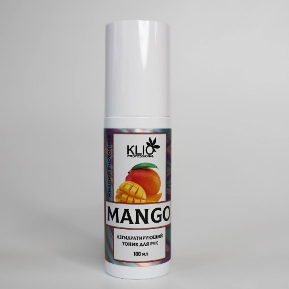 Klio Дегидратирующий тоник для рук Mango, 100 мл