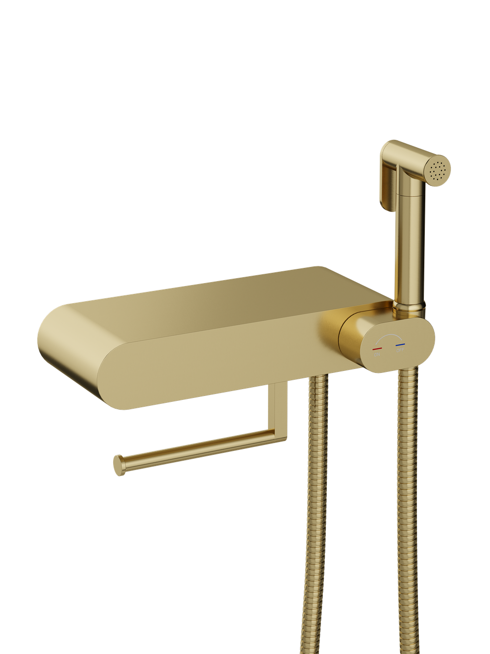 Гигиенический душ STWORKI Вестерос S26155GM со смесителем, матовое золото