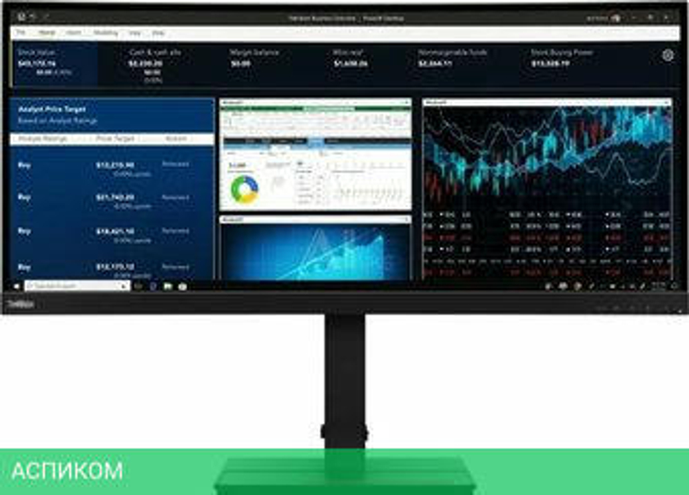 Монитор Lenovo ThinkVision P34w-20 62CCRAT3EU