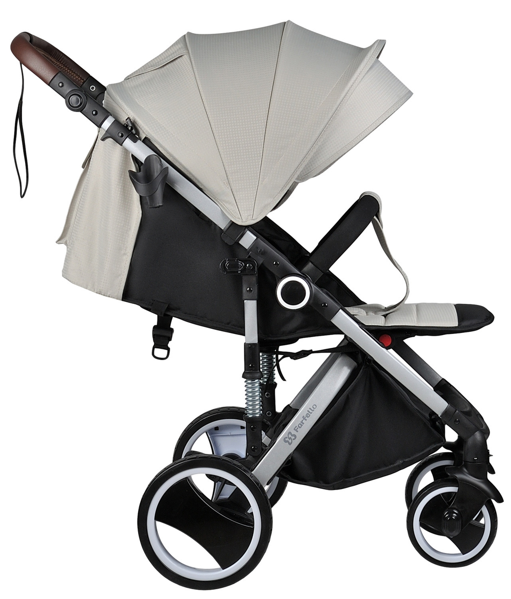 Коляска детская прогулочная Bino Angel Plus (Steel Gray Стальной серый) Артикул: BP-5