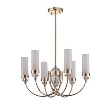 SL1402.253.06 Люстра подвесная ST-Luce Латунь/Латунь, Прозрачный E14*6 40W Elegra