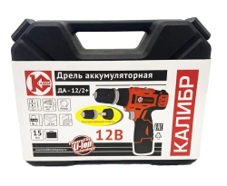 Аккумуляторная дрель-шуруповерт Калибр ДА-12 2 скоростной Съемный патрон