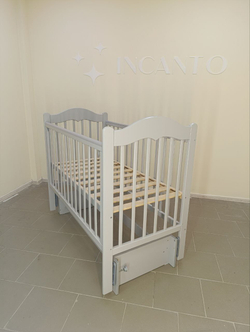 Кроватка Incanto SOFI NEW м/универсальный а/стенка, цвет серый