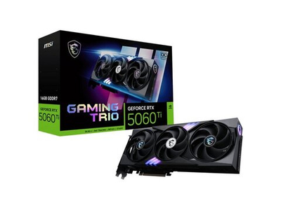 Видеокарта MSI Nvidia GeForce RTX 5060 Ti GAMING TRIO [RTX 5060 Ti 16G GAMING TRIO OC]