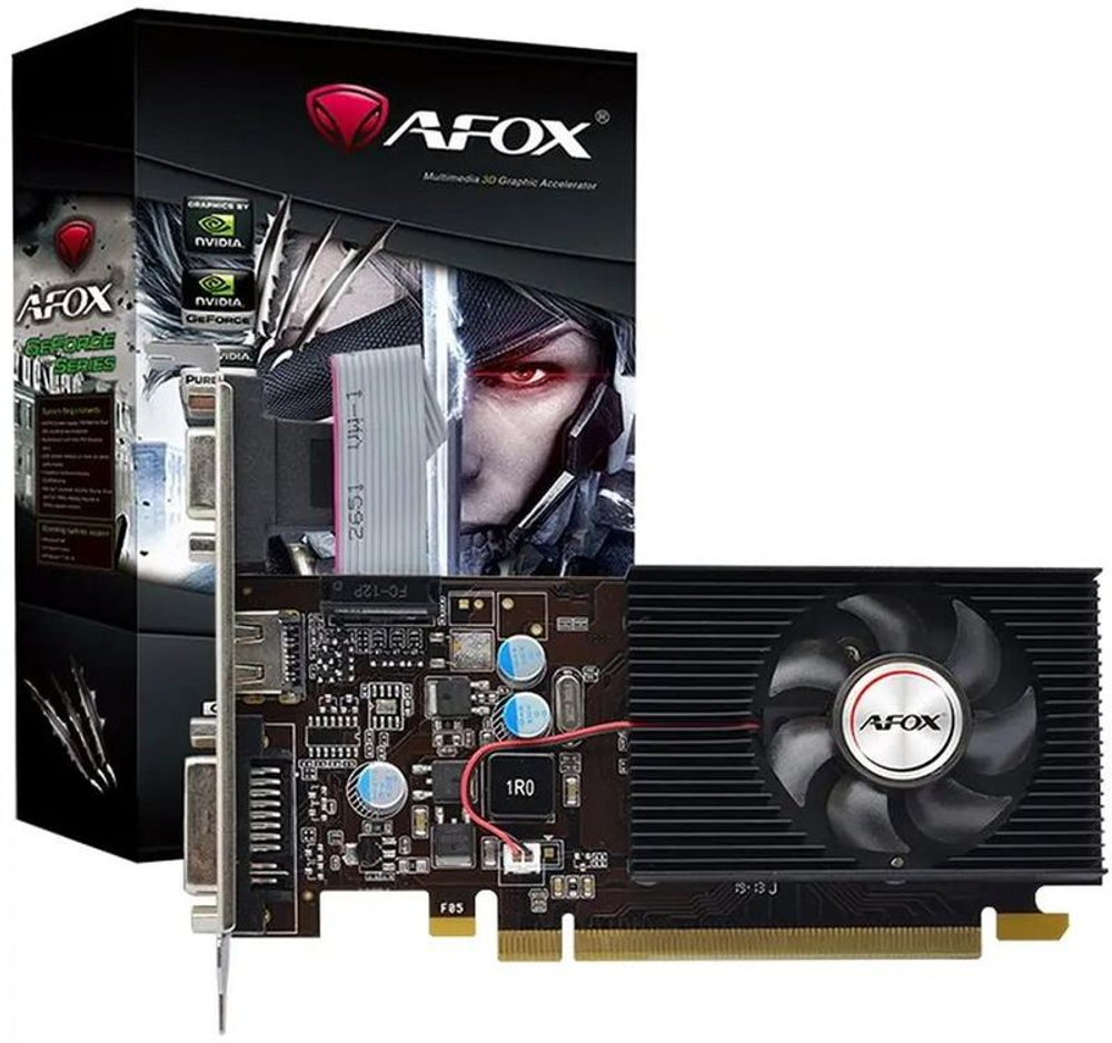Видеокарта AFOX NVIDIA  G210 AF210-512D3L3-V2 512МБ DDR3, Low Profile,  Ret