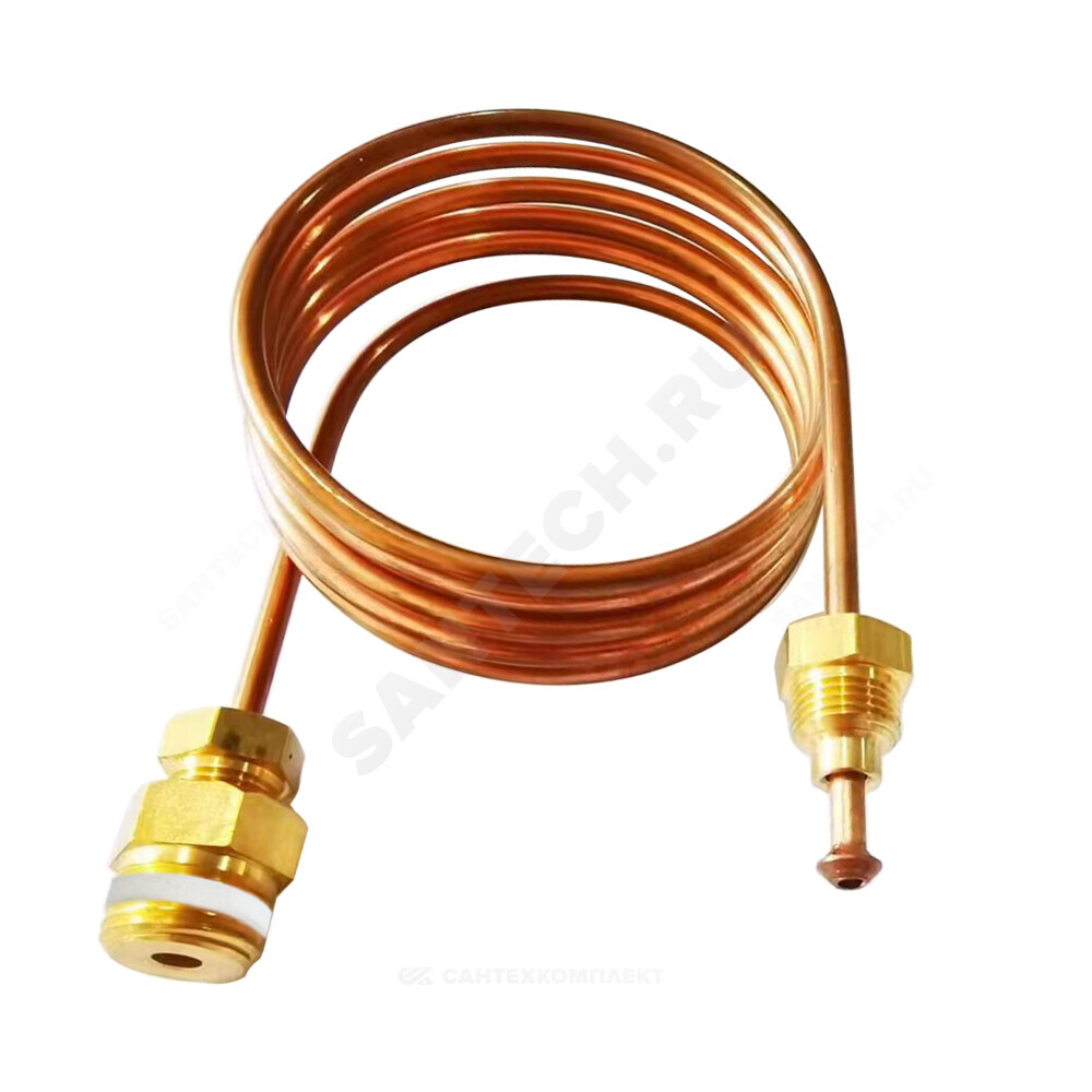 Трубка импульсная 3380H.CP01 1.5м G1/8" с адаптером G 1/4" для балансировочных клапанов Benarmo