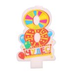 Свеча цифра 8 " Чудес "