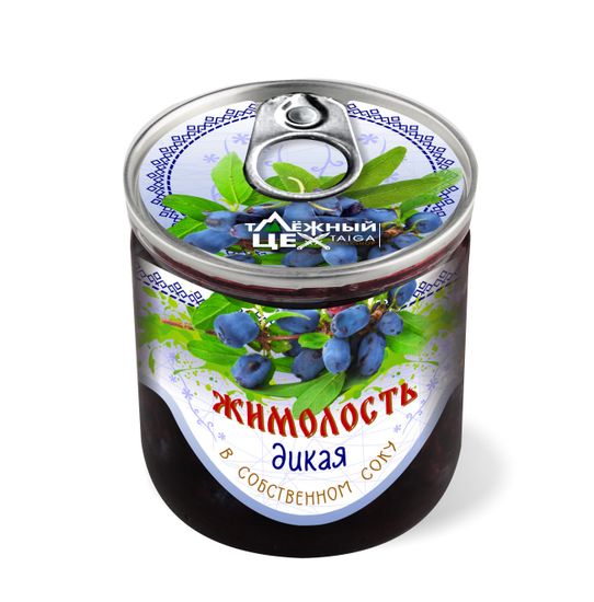 Жимолость дикая в собственном соку 0,2л.