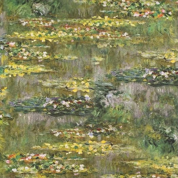 ИМПРЕССИОНИЗМ # 18  , 100% хлопок Handmade Fabrics, отрез 45 см 2