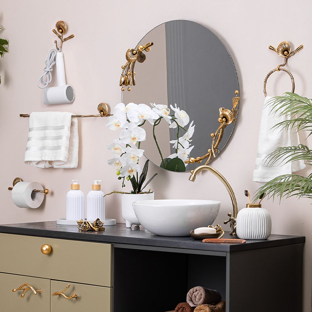 Зеркало настенное «Атлантис» Бронза