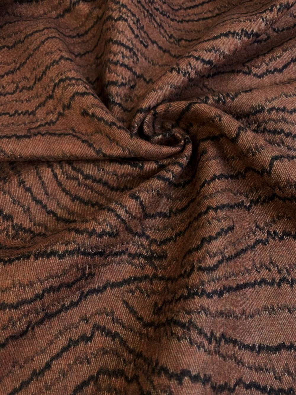 Костюмная шерсть принт, GF9