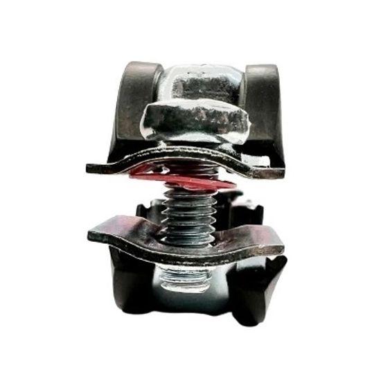 Сдвоенный хомут Stout для труб 32-37 мм (1") с шурупом, шпилькой и дюбелем (SAC-0020-200001)