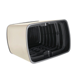 Ведро для мусора сенсорное, прямоугольное, широкое, внутр ведро, Foodatlas JAH-5111, 20 л (золотой)