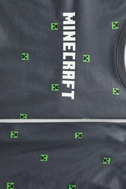 H&M Пижамный комплект с принтом, темно-серый