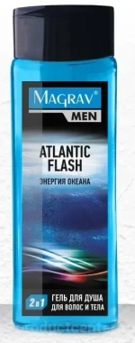 Гель для душа Маграв М Atlantic Flash энергия океана для мужчин, 400 мл