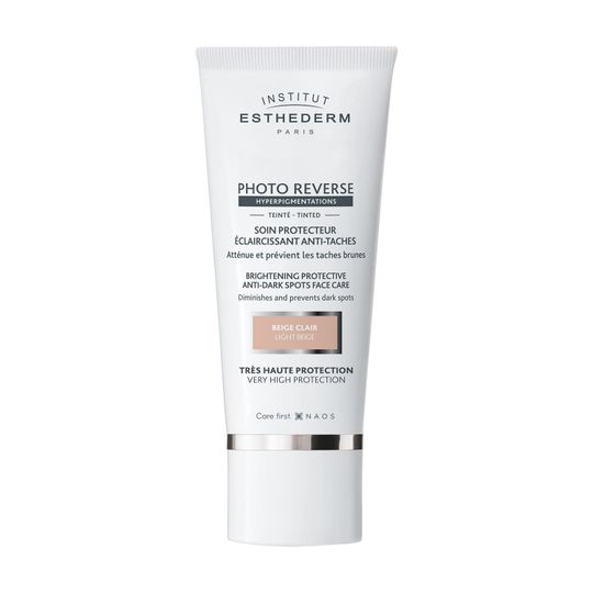 Institut Esthederm Photo Reverse Soin Protecteur Eclaircissant Anti-Taches Солнцезащитный крем с максимальной степенью защиты для кожи с пигментацией (оттенок LIGHT BEIGE), 50 мл