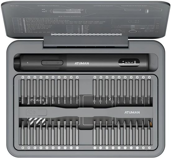 Электрическая отвертка Xiaomi ATuMan Duka E3 Electric Precisoon Screwdriver Set (95 в 1)