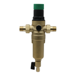 Фильтр самопромывной TIM 1/2" с редуктором давления в латунном корпусе