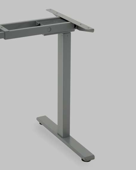 Подстолье для стола с электроприводом и регулировкой высоты, 2 мотора, память 3 уровня высоты, серый