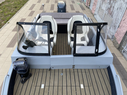 Комплект Алюминиевая лодка (катер) Mikatsu (Микатсу) 470 (Z43) Premium + мотор Yamaha F60FETL